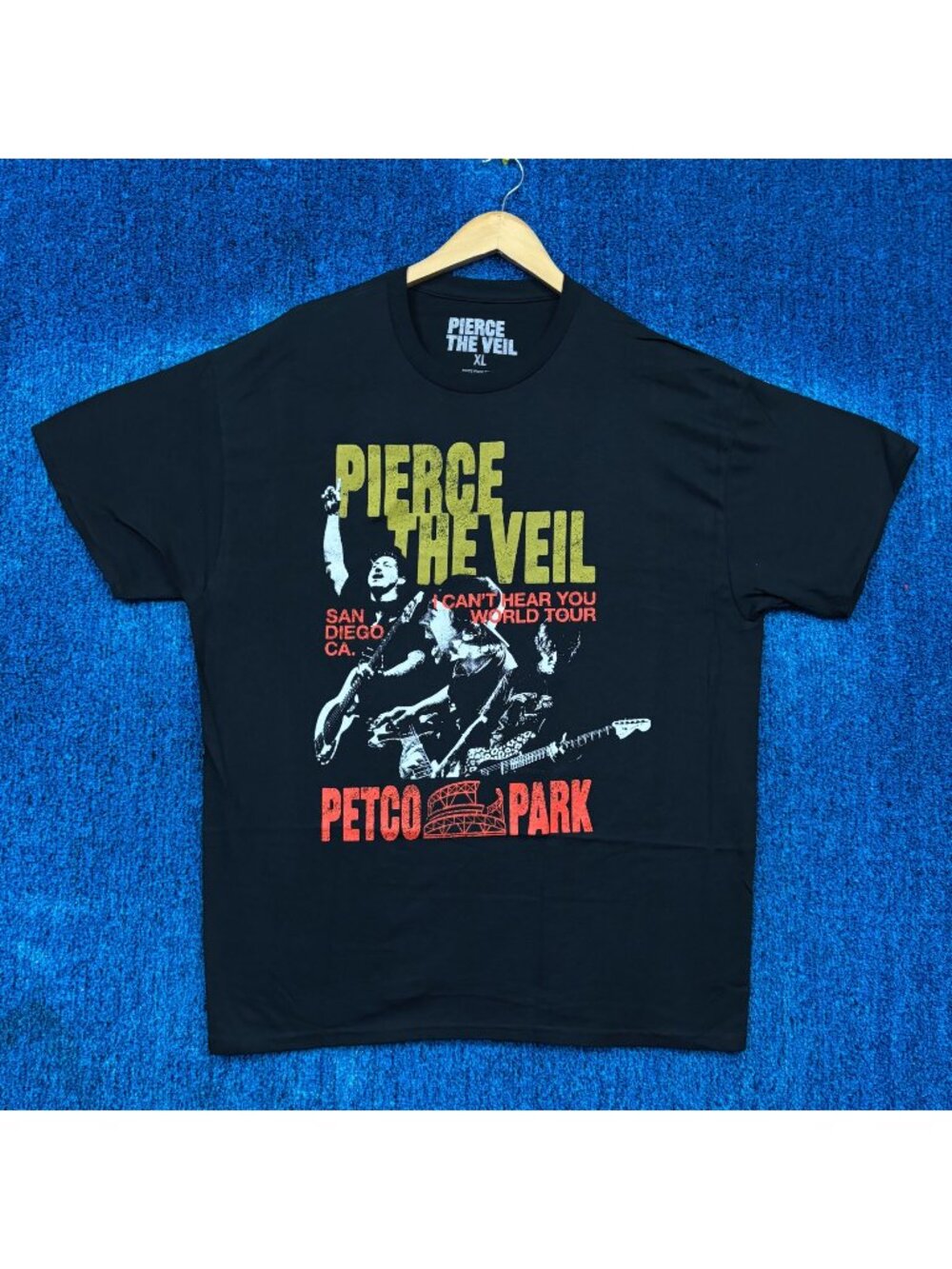 Pierce the Veil I Cant Hear You World Tour Petco Park Tee XL